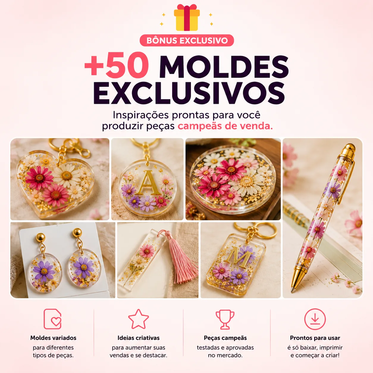 +50 Moldes Exclusivos